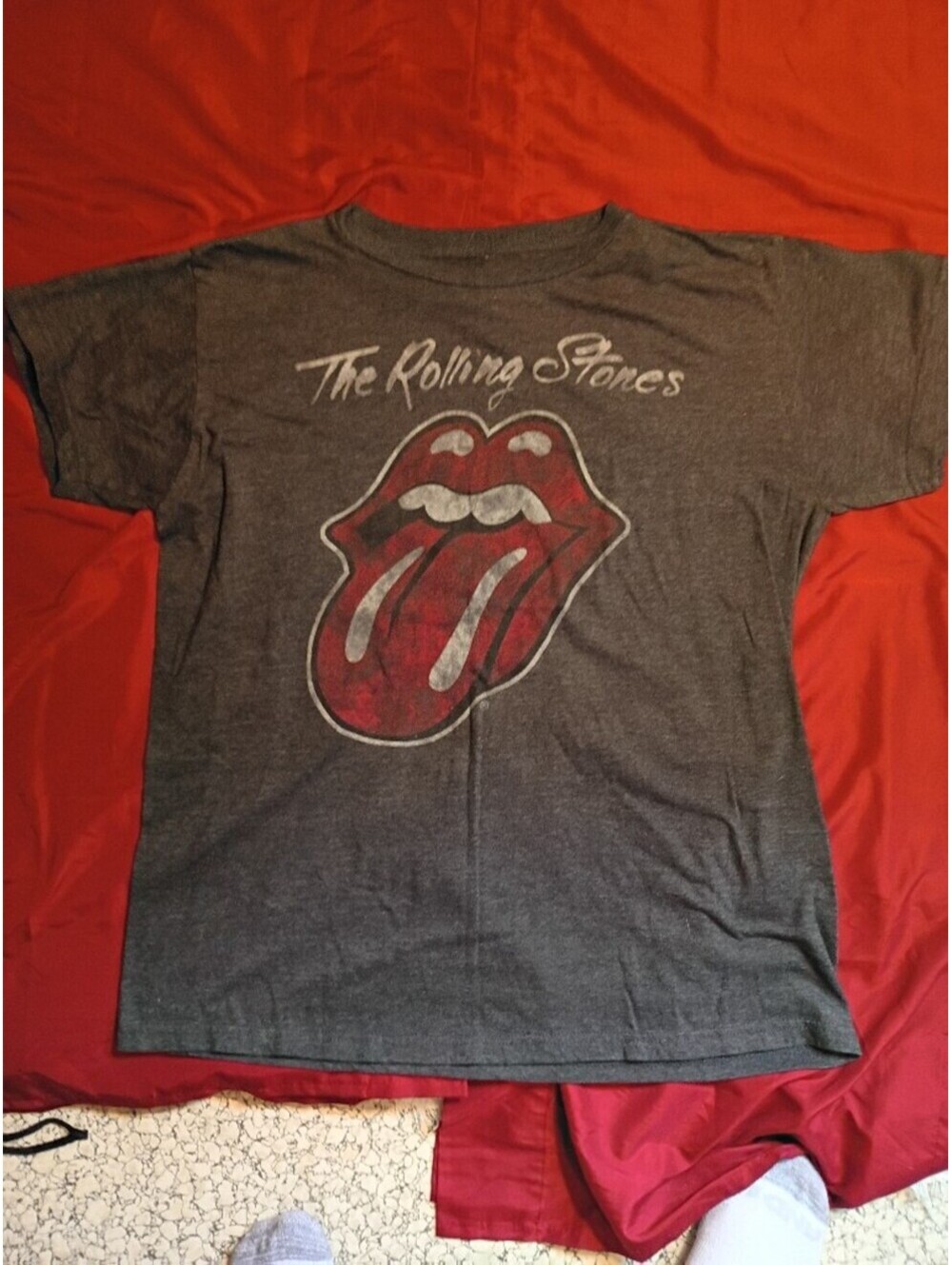 The Rolling Stones Classic Tongue Logo T-Shirt Medium